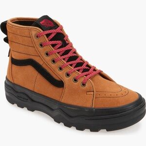 Vans Woman’s  Tan and Black High-Top Boots